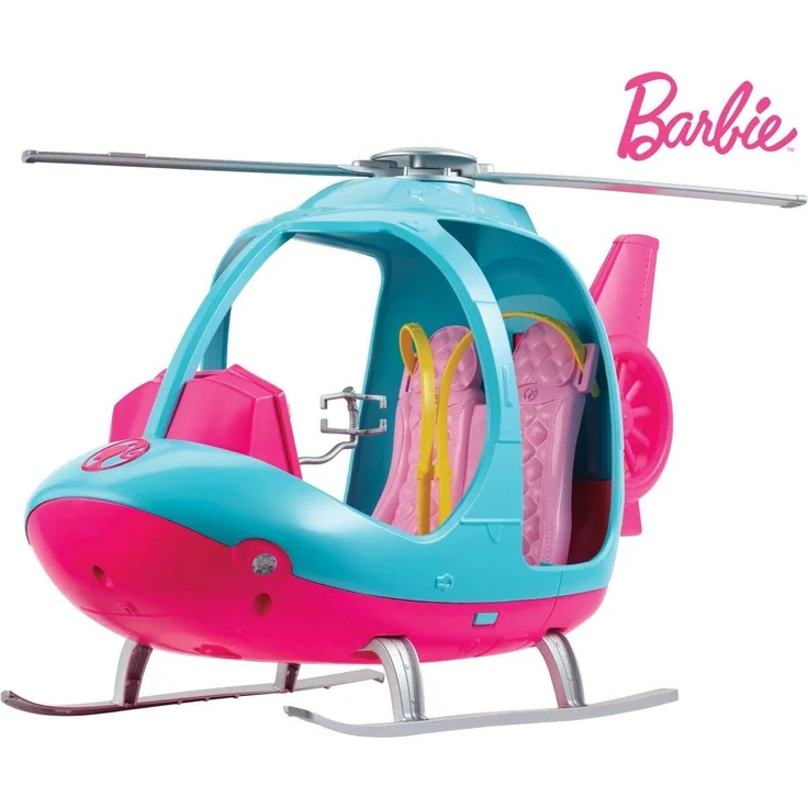 Barbie FWY29 - Reise Hubschrauber mit Platz für zwei Puppen aus Barbie Dreamhouse Adventures, Puppen und Puppenzubehör Spielzeug ab 3 Jahren – Bild 5