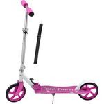 ArtSport 24620 'Cityroller Girl Power' Scooter, ab 3 Jahren, 3-fach höhenverstellbar bis 106 cm, klappbar, max. belastbar bis 100 kg, pink