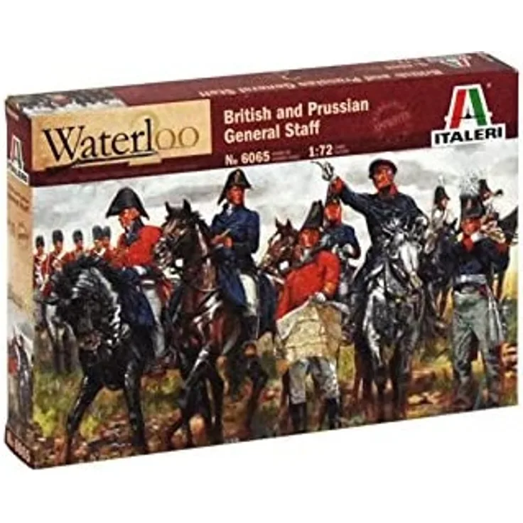 Italeri 510006065 - 1:72 British & Prussian General Staff, Figuren