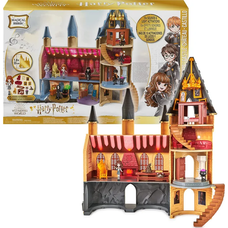 Spin Master 'Harry Potter - Hogwarts Schloss' Spielset, mit Licht und Sound , ab 5 Jahren, Höhe: ca. 55 cm