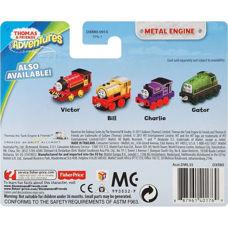 Mattel Fisher-Price DXR80 - Thomas Adventures Kleine Lokomotive Percy, Vorschul- Spielwelten – Bild 6