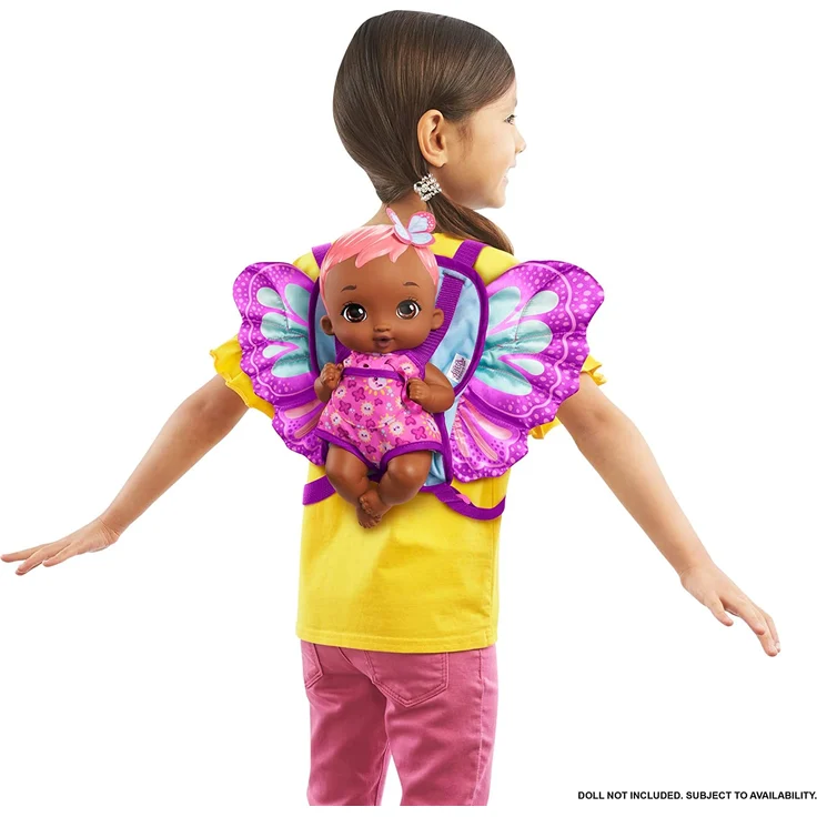 Mattel - My Garden Baby Schmetterlings-Flügel Babytragesitz – Bild 9