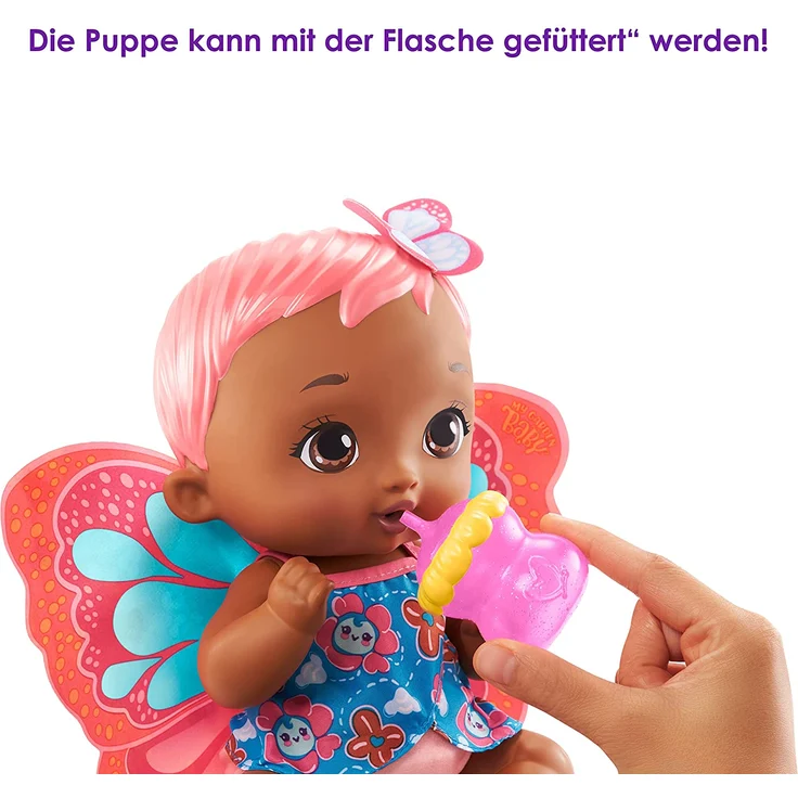 Mattel - My Garden Baby Schmetterlings-Flügel Babytragesitz – Bild 5