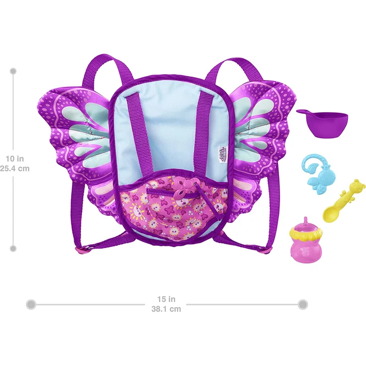 Mattel - My Garden Baby Schmetterlings-Flügel Babytragesitz – Bild 6