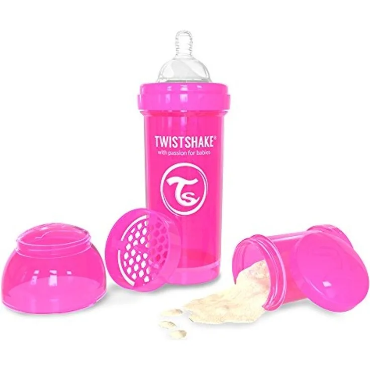 Twistshake 78013 Anti-Colic Babyflasche, 330 ml/11 oz, rosa