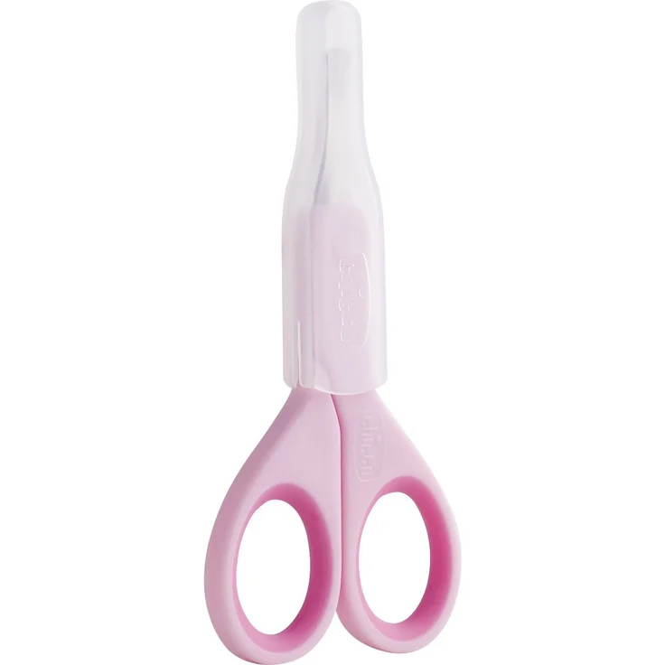 Chicco Babyschere inklusive Schutzkappe, rosa – Bild 2