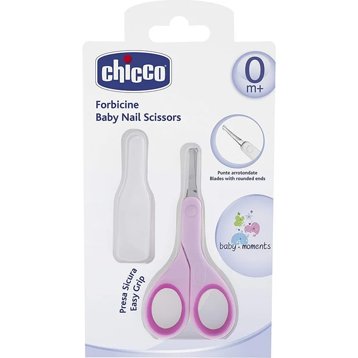 Chicco Babyschere inklusive Schutzkappe, rosa – Bild 1