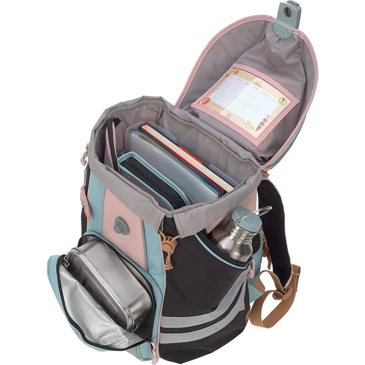 LÄSSIG 'Flexy Unique Rose Blue Black', Schulranzen Set 7-teilig, 21L, ab 6 Jahren – Bild 4