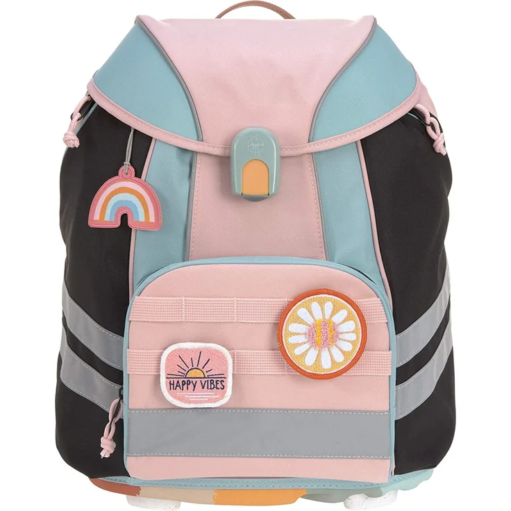 LÄSSIG 'Flexy Unique Rose Blue Black', Schulranzen Set 7-teilig, 21L, ab 6 Jahren – Bild 2