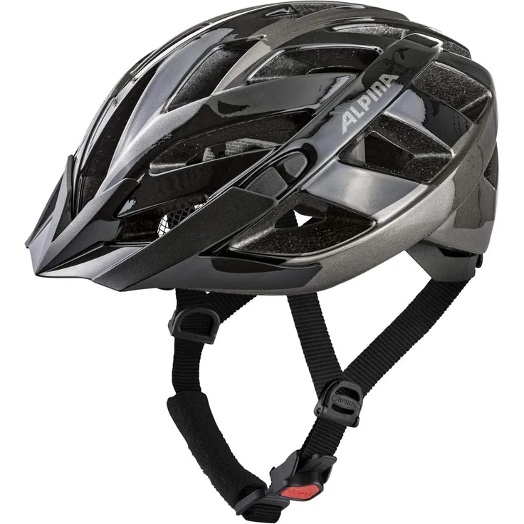 Alpina Panoma 2. 0 Black - Anthracite, Größe 56 - 59 cm - Fahrradhelm, Farbe Schwarz