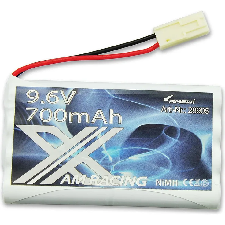 Amewi 28905 NI-MH Akku 9.6V 700mAh Mini-Tamiya Stecker