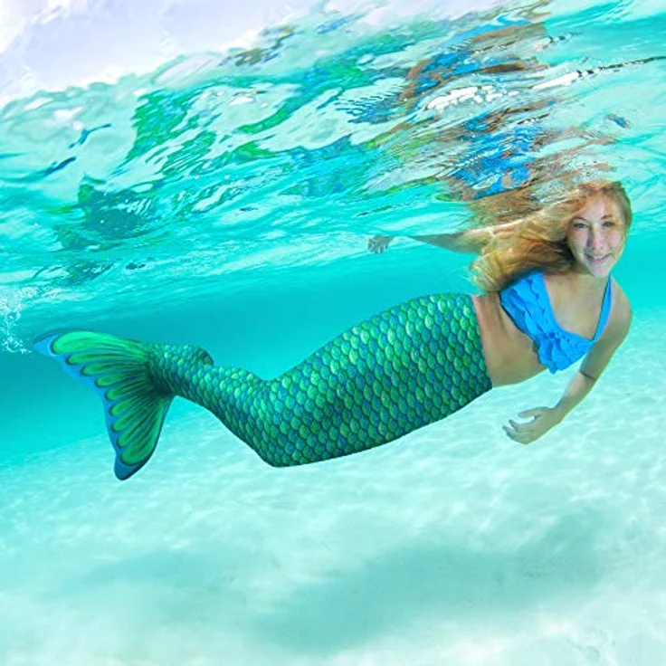 Fin Fun Meerjungfrau Mermaidens grün, S/M – Bild 3