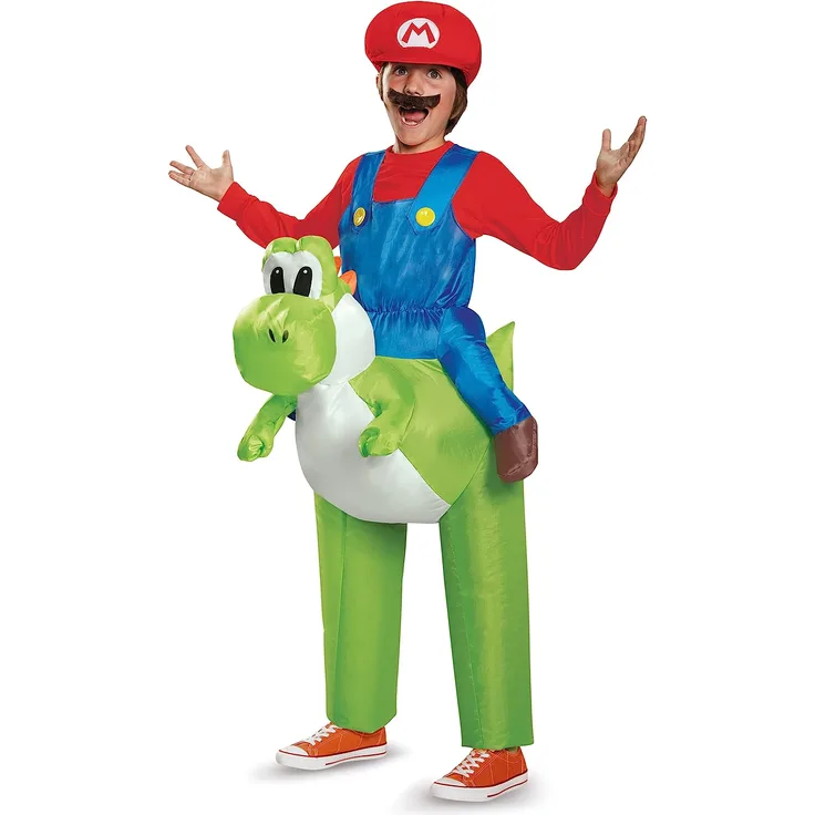 Jakks Pacific Super Mario 'Mario Riding Yoshi', Kostüm, One Size