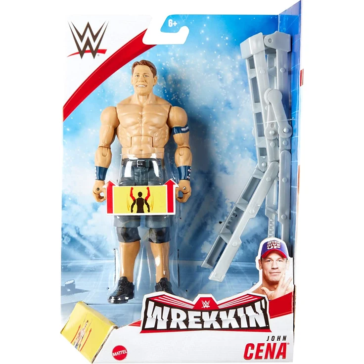 WWE GVJ30 - Wrekkin' John Cena Actionfigur, 15,24 cm, beweglich, zum Sammeln und als Geschenk, für Kinder ab 6 Jahren – Bild 6