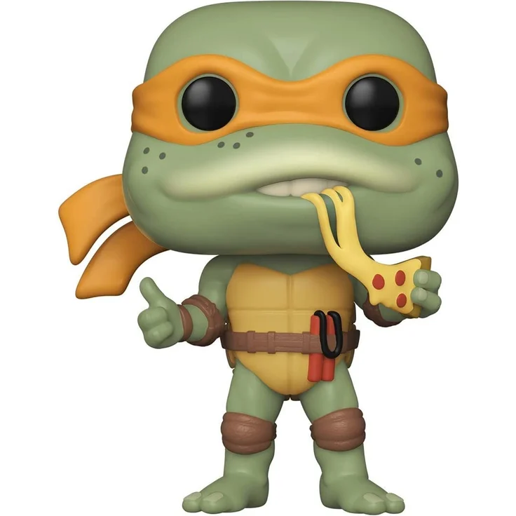 Funko 51433 POP Vinyl 1990-Michelangelo Teenage Mutant Ninja Turtles 1990 Michelangelo Sammelbares Spielzeug, Mehrfarben – Bild 1
