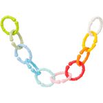 Fehn 250510 Set aus 10 Befestigungsringen - C-Ringe für flexible Befestigung von Spielzeug an Kinderwagen, Babyschale, Laufgitter & Bettchen – für zuhause & unterwegs – für Babys & Kleinkinder ab 0+