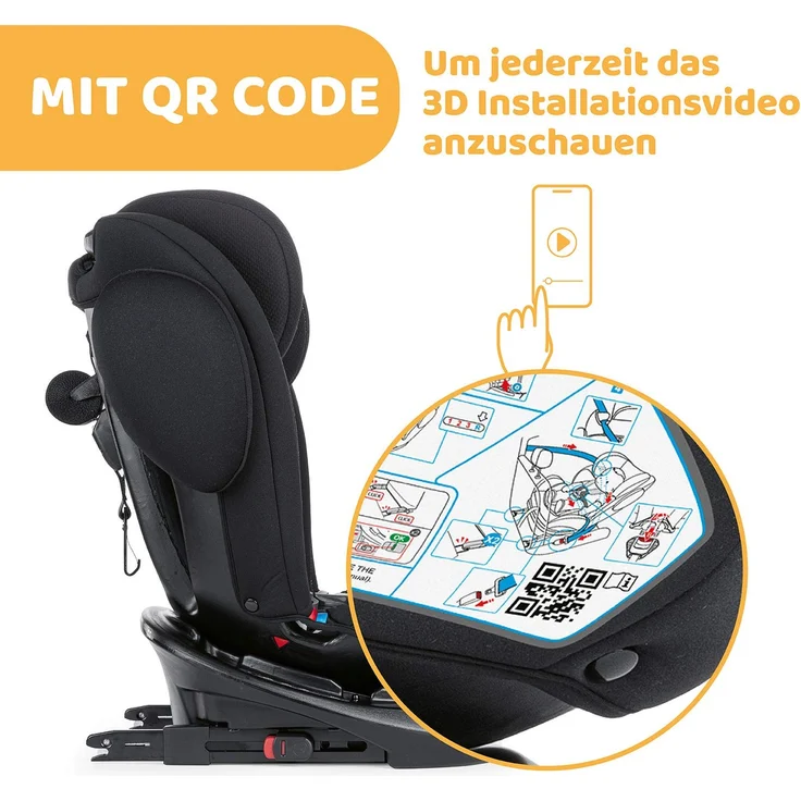 Chicco 'Unico Plus' Autokindersitz Schwarz (Gruppe 0+/1/2/3) – Bild 8