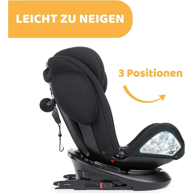 Chicco 'Unico Plus' Autokindersitz Schwarz (Gruppe 0+/1/2/3) – Bild 4