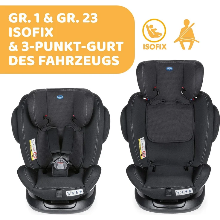 Chicco 'Unico Plus' Autokindersitz Schwarz (Gruppe 0+/1/2/3) – Bild 11