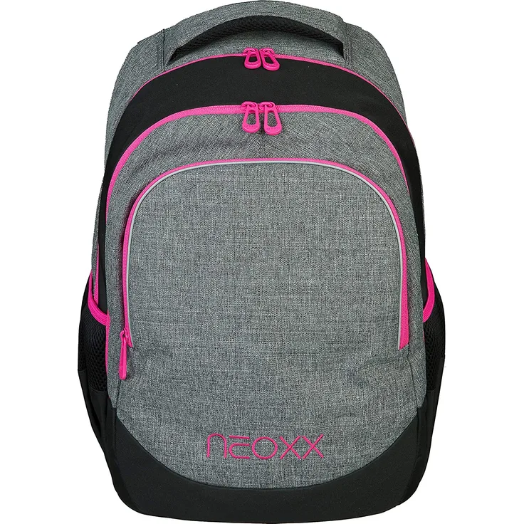 Neoxx Schulrucksack Fly neon pink