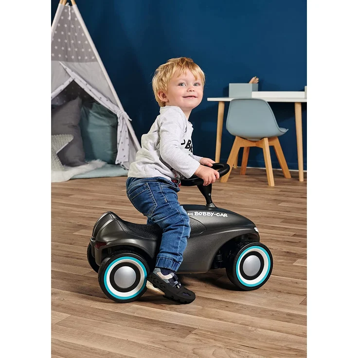 BIG Shoe-Care Schuhschoner, für Kinderschuhe der Größe 21 bis 27, Überschuhe schützen vor Abrieb, Anti-Rutsch-Profil, keine Spuren am Boden, für Kinder ab 1 Jahr, schwarz – Bild 8