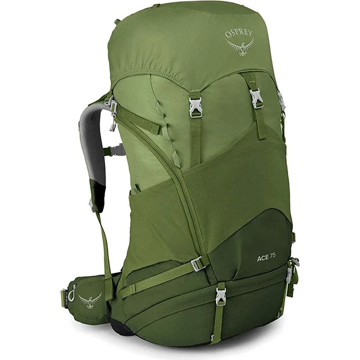 Osprey ACE 75 Venture Green, Größe 75l - Kinderrucksack, Farbe Grün – Bild 2