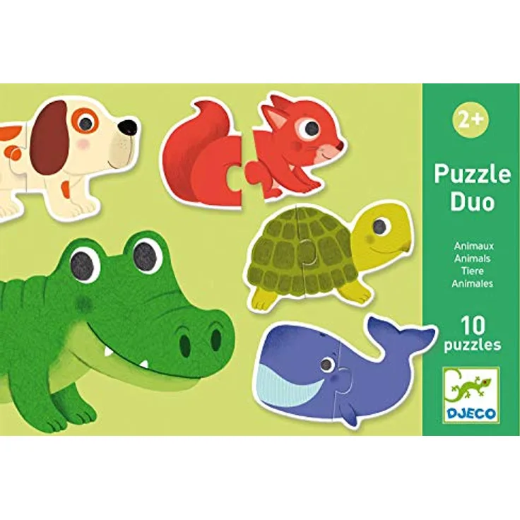 Lernspiele: Puzzle duo/trio: Tiere