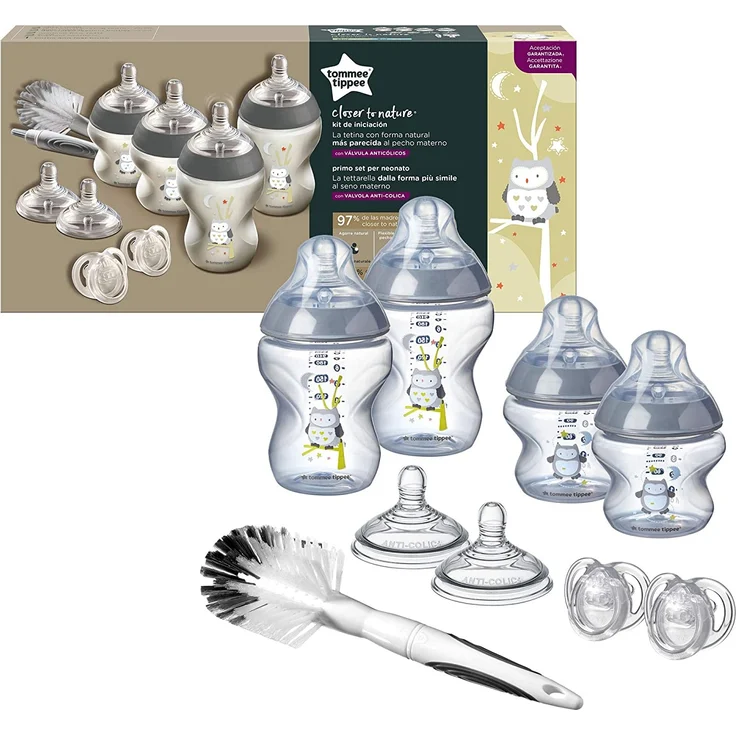 Tommee Tippee Closer to Nature Neugeborenen Flaschenstarter Set, Blau (Sortiertes Modell) – Bild 3