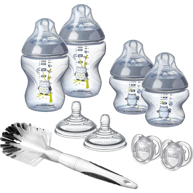 Tommee Tippee Closer to Nature Neugeborenen Flaschenstarter Set, Blau (Sortiertes Modell) – Bild 1