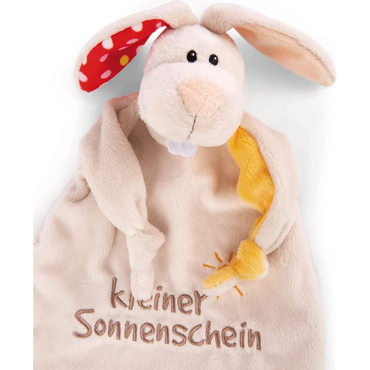 NICI Schmusetuch Hase ‚Kleiner Sonnenschein´ 25x25 cm – Schnuffeltuch ab 0+ Monaten – Kuscheltuch für Babys & Kleinkinder – Baby Kuscheltier / Schnuffeltuch – Schmusetuch für Mädchen & Jungen – 40043 – Bild 8