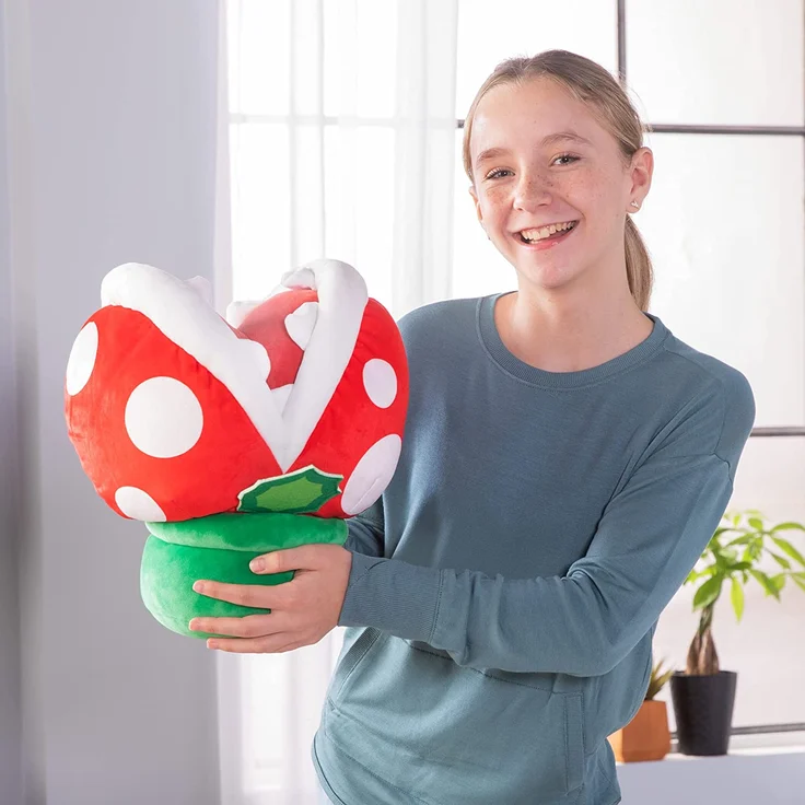 Super Mario - Mocchi-Mocchi Plüschfigur - Piranha Plant – Bild 4