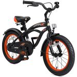 Bikestar Cruiser Kinderfahrrad 16 Zoll - Schwarz