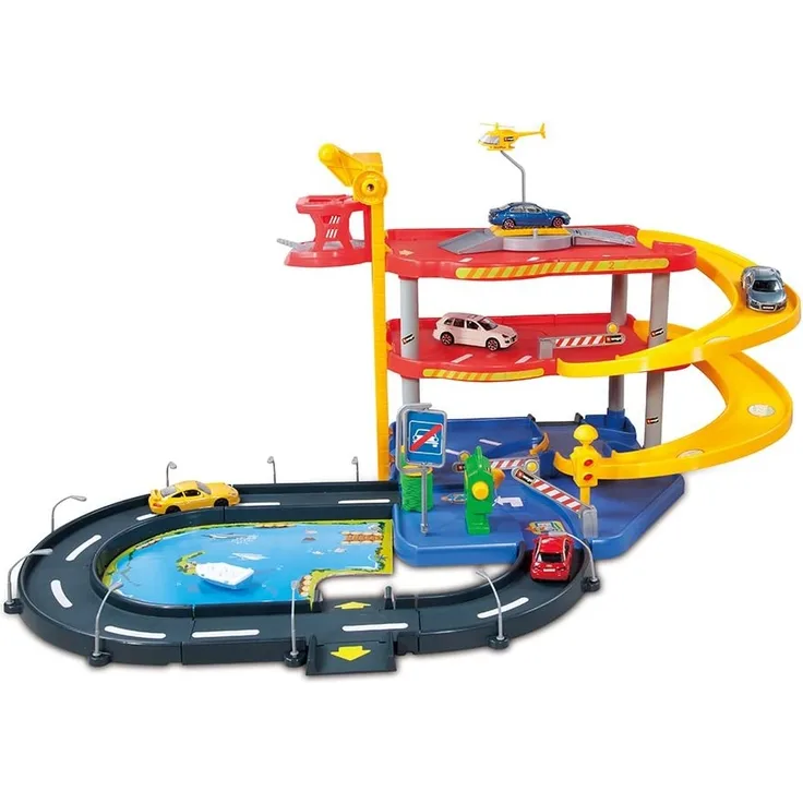Bburago 30025 30025-Autobahn Zubehor-Parkgarage-Parking Playset
