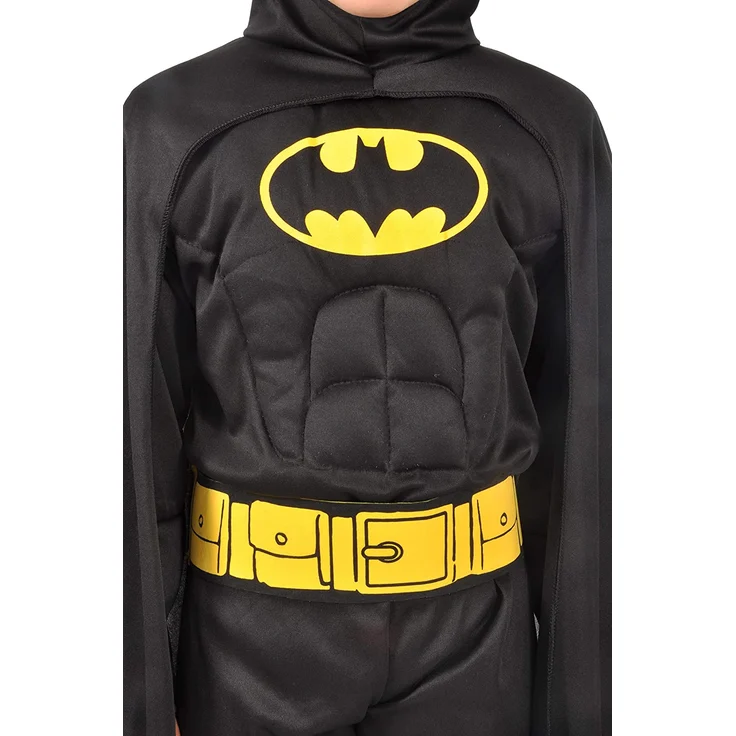 DC Comics kostüm Batman Jungen schwarz 6-teilig Größe 98-104 – Bild 4