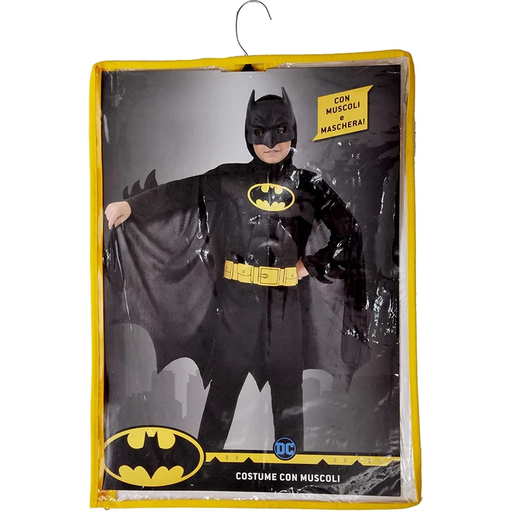 DC Comics kostüm Batman Jungen schwarz 6-teilig Größe 98-104 – Bild 9