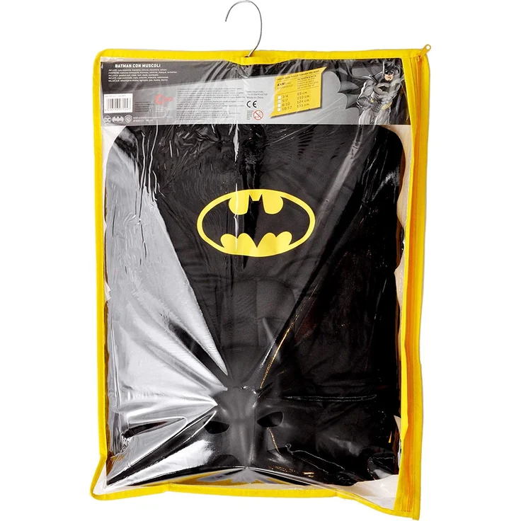 DC Comics kostüm Batman Jungen schwarz 6-teilig Größe 98-104 – Bild 10