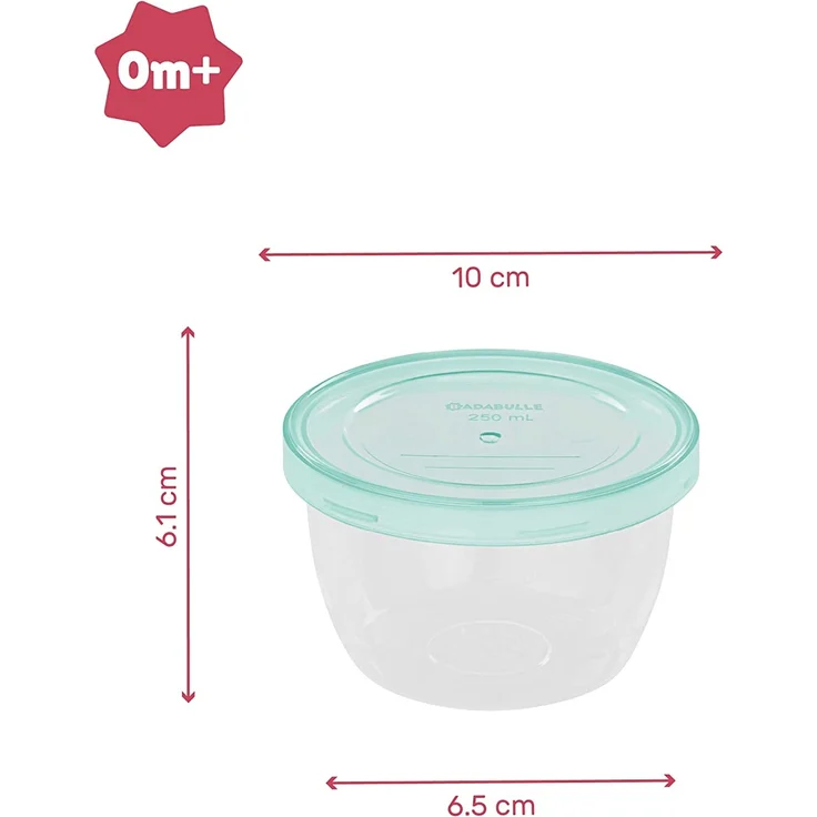 Badabulle B004304 Aufbewahrungsbehälter Maxiportions, mehrfarbig – Bild 7