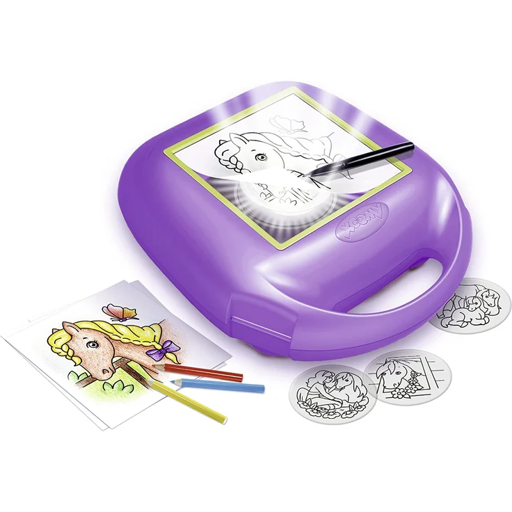 Ravensburger Xoomy Sparkly Horses - Comics zeichnen lernen, Kreatives Zeichnen und Malen für Kinder ab 7 Jahren, Mini-Zeichentisch für unterwegs – Bild 6
