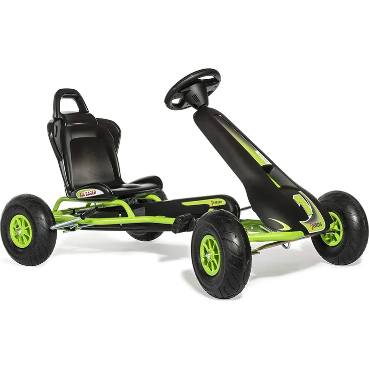 Ferbedo GoKart AR 8G, schwarz/grün, mit Luftbereifung – Bild 1