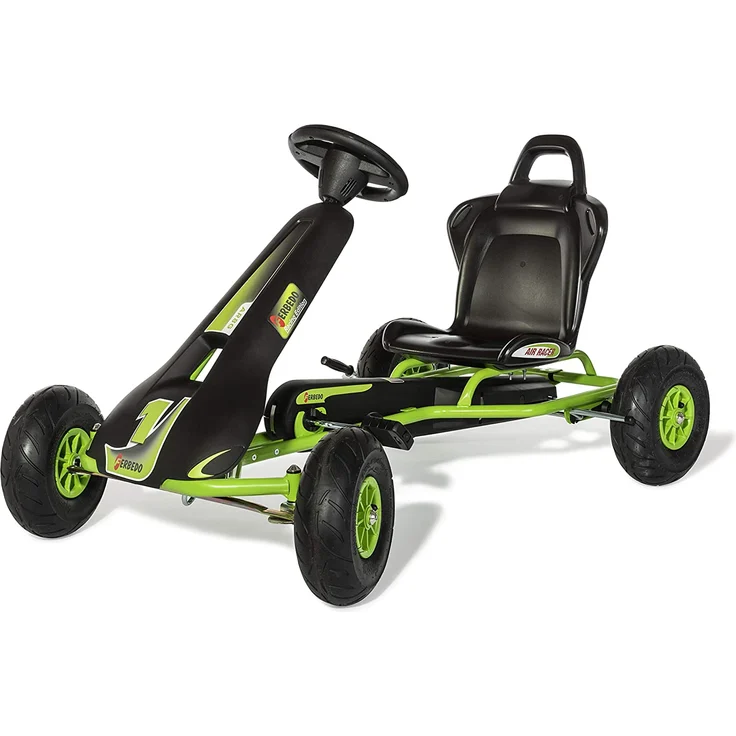 Ferbedo GoKart AR 8G, schwarz/grün, mit Luftbereifung – Bild 2