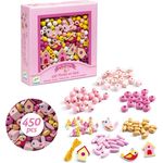 Djeco 09809 Bastelset Schmuck basteln aus Holzperlen Kleine Tiere Rosa - Preisvergleich