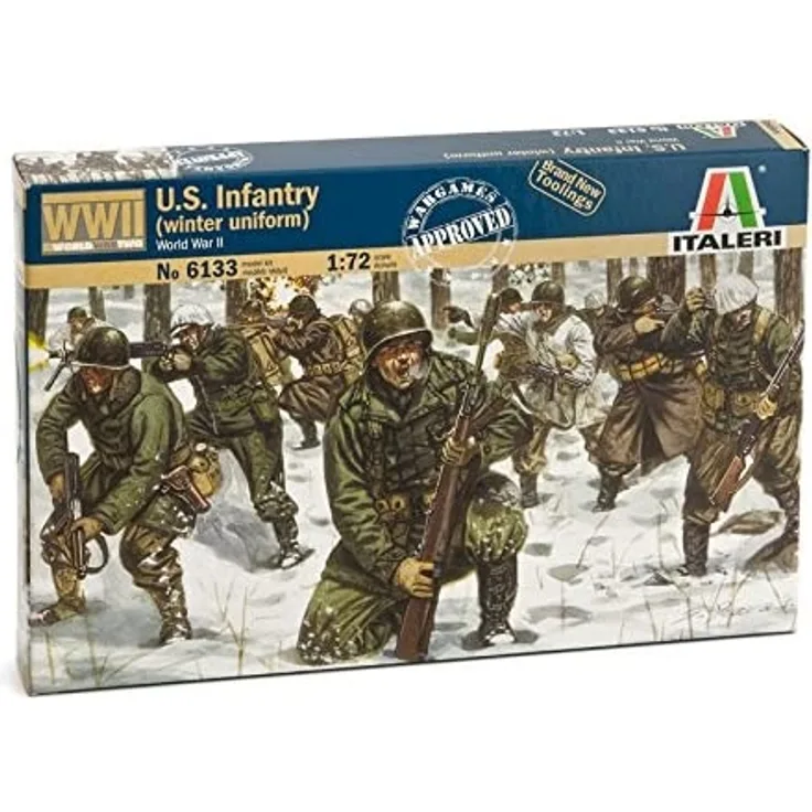 Italeri 510006133 - 1:72 WWII United States Infanterie Winteruniform, Plastikbausatz