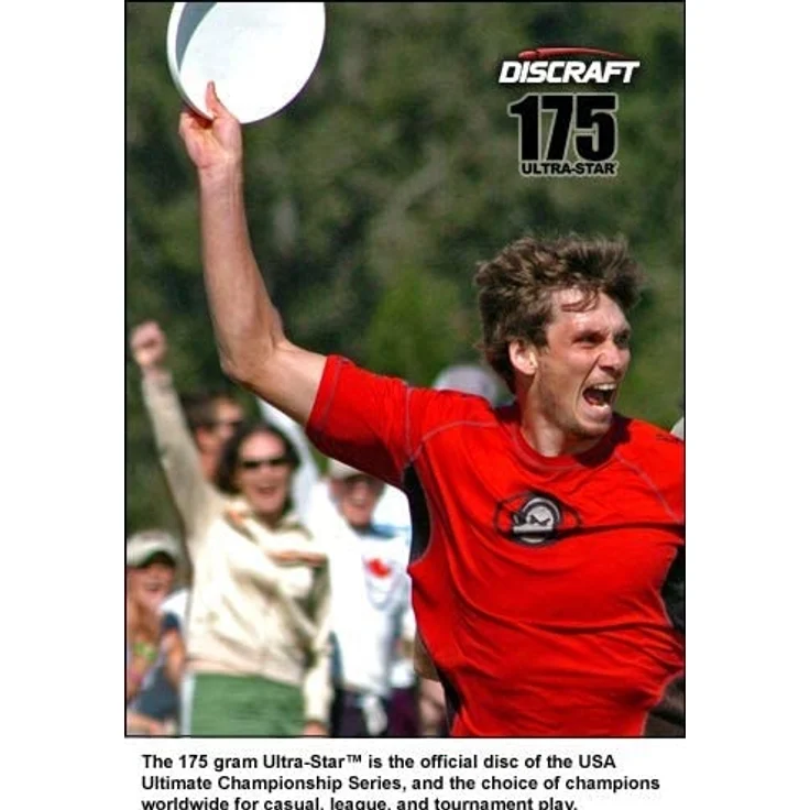 Unbekannt Discraft 802001-106 - Ultrastar Sport Disc, 175 g, Fluorescent Yellow – Bild 4