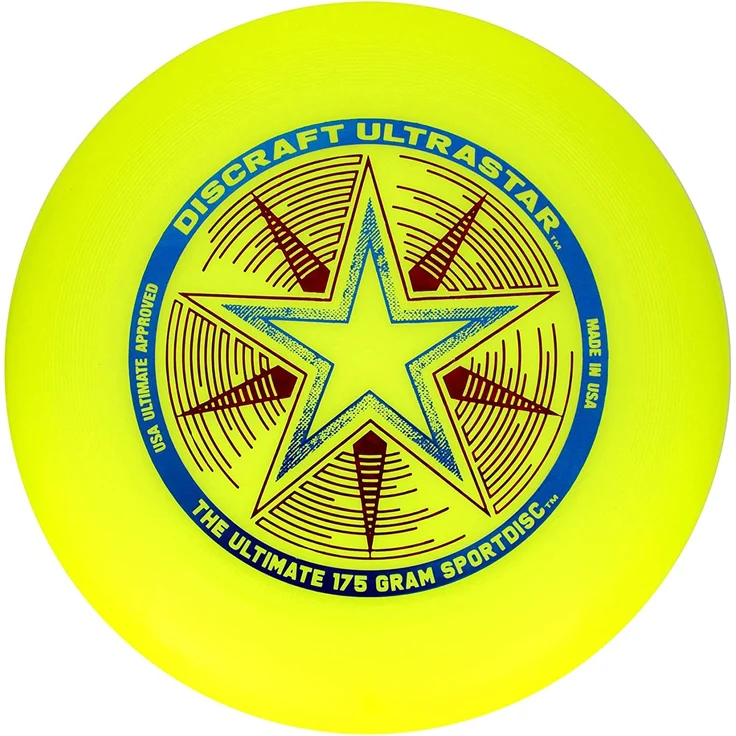 Unbekannt Discraft 802001-106 - Ultrastar Sport Disc, 175 g, Fluorescent Yellow – Bild 1