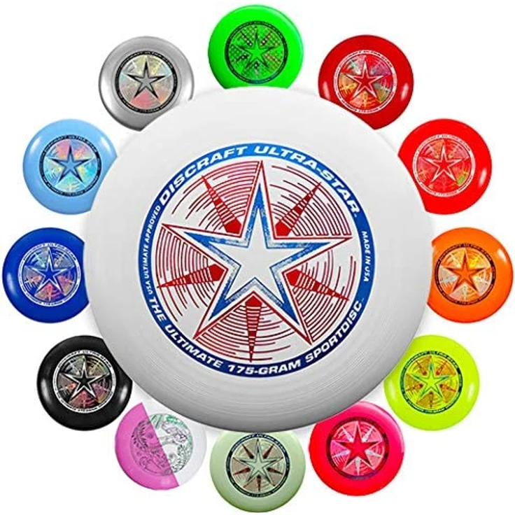 Unbekannt Discraft 802001-106 - Ultrastar Sport Disc, 175 g, Fluorescent Yellow – Bild 3