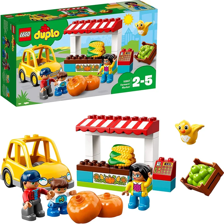 LEGO Duplo 10867 - Bauernmarkt Große Bausteine – Bild 1