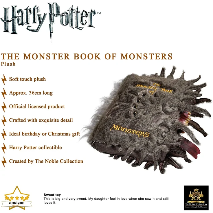 The Noble Collection Das Monster Book of Monsters Plüsch – Bild 3
