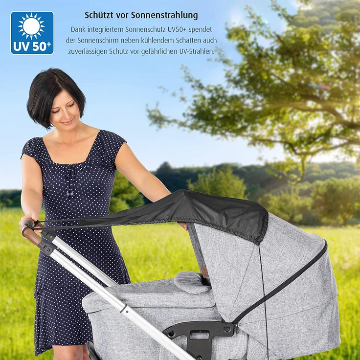 reer 84191 ShineSafe Sonnensegel, schwarz – Bild 2