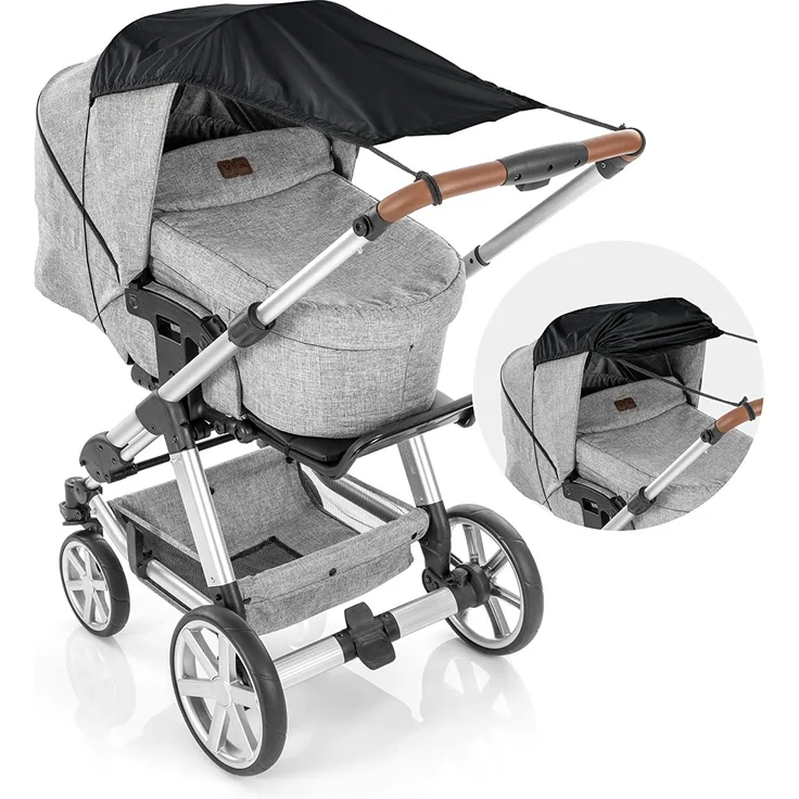 reer 84191 ShineSafe Sonnensegel, schwarz