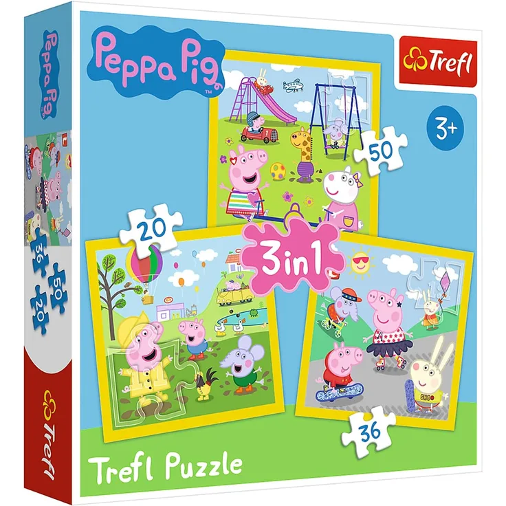 3 in 1 Puzzle - Peppa Pig